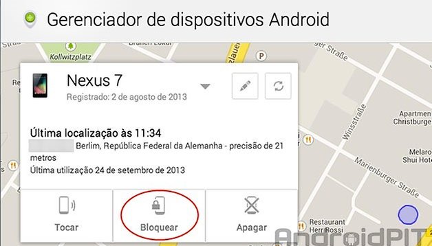 Gerenciador de dispositivos Android: bloqueio remoto agora é possível