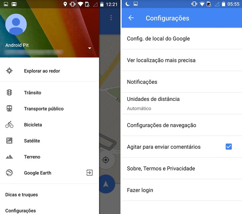 Googlemapsconfiguracoes