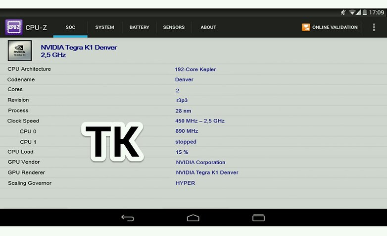 Nexus 8 Tegra K1