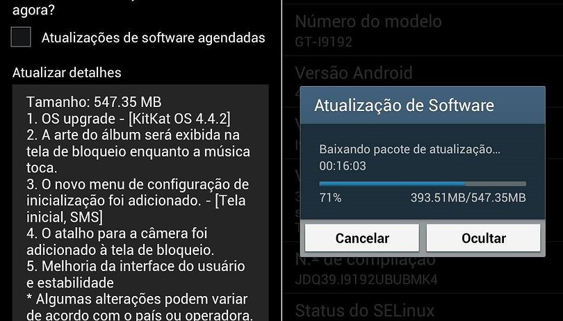 Galaxy S4 Mini Duos recebe o Android 4.4 KitKat