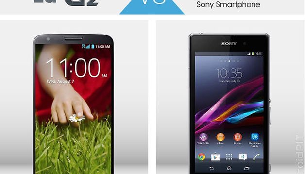 Qual é a sua? LG G2 vs. Sony Xperia Z1