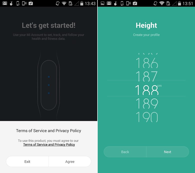 mi band config