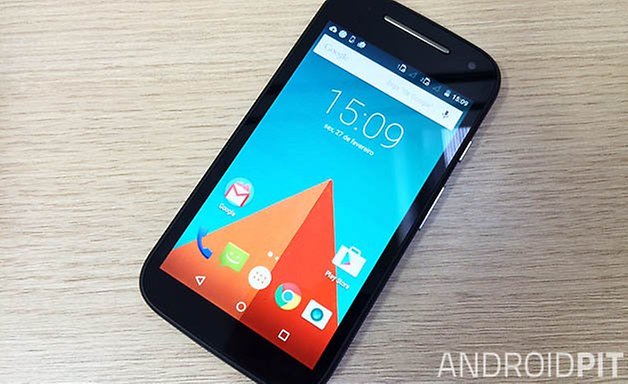 moto e 2015 UI