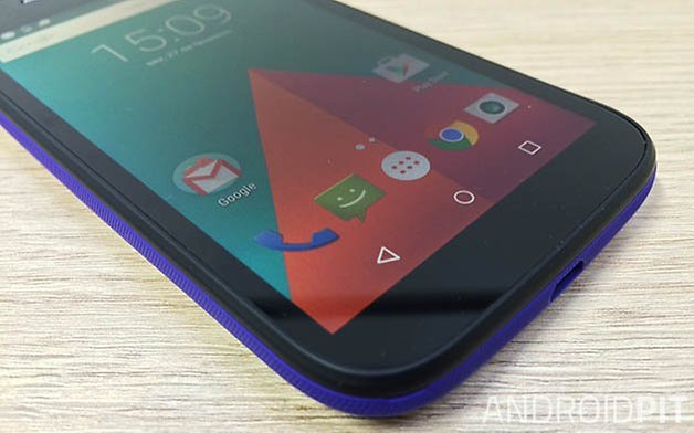 motorola moto e botoes navegacao