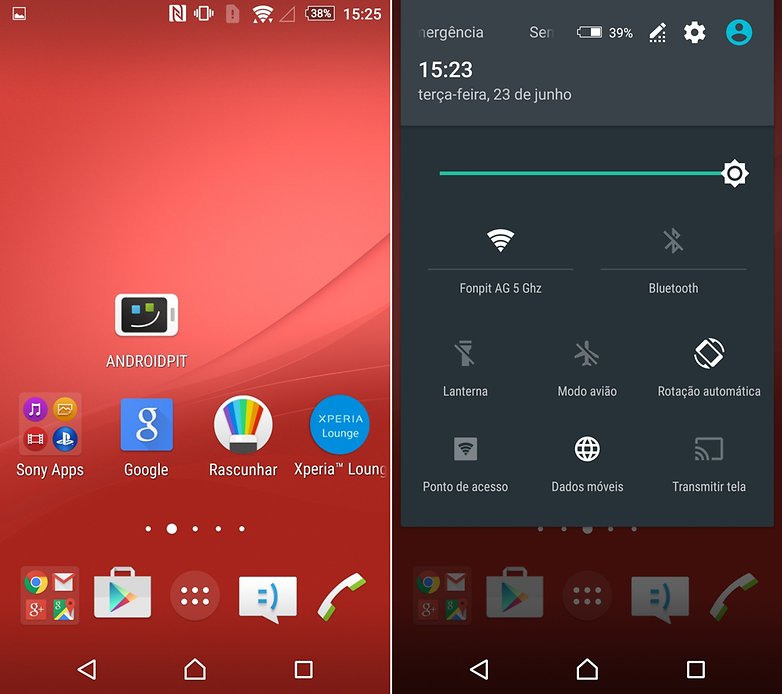 xperiaz3plusinterface