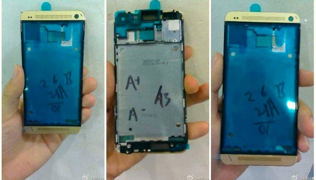 Vazam imagens do HTC One dourado