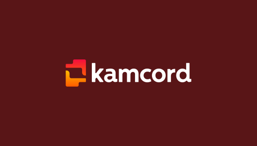 kamcord recording technology mobile game developers logo design 2