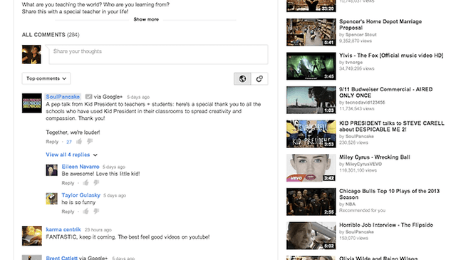 Sistema de comentários do YouTube será aprimorado