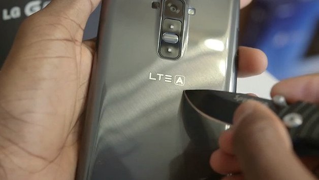 LG g flex messer test teaser