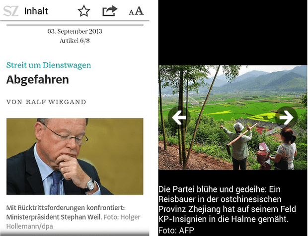 SZ Digital App screenshot 02