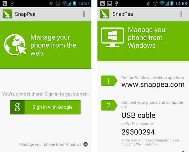 SnapPea App web screenshot 02