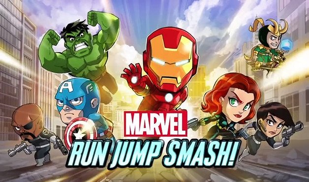 app marvel jump run smash