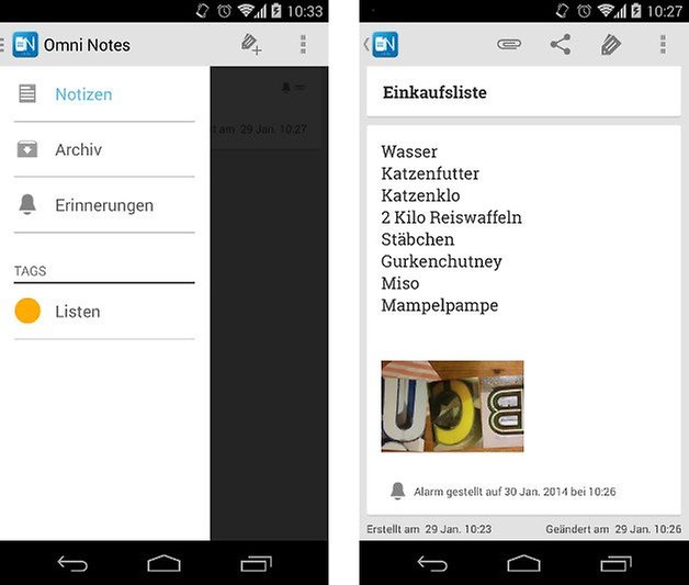 app omni notes screenshot 02