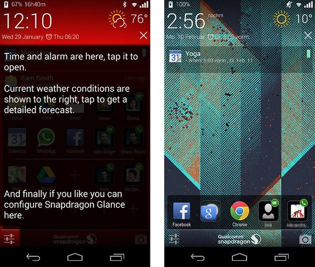 app snapdragon glance screenshot 03