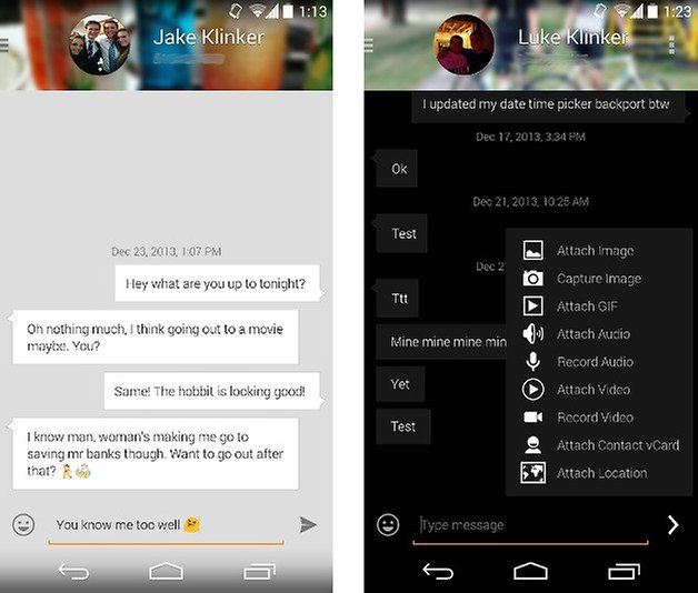 apps design evolve sms screenshot