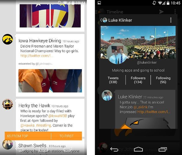 apps design talon twitter screenshot