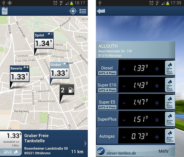 clever tanken app screenshot 01