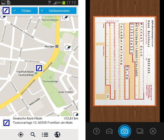 deutsche bank meine bank app screenshot