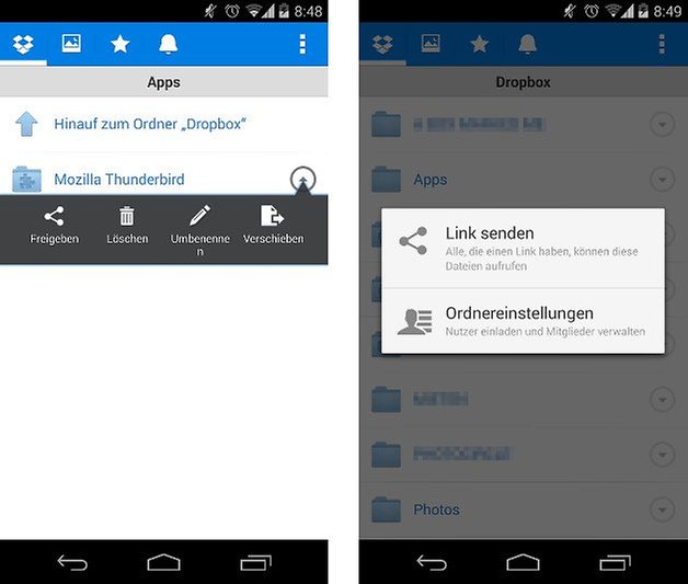 dropbox app update freigeben screenshot 01