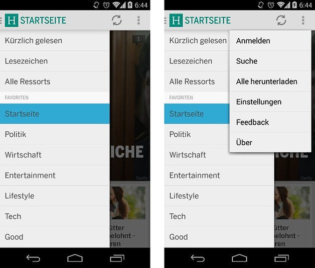 huffington post app screenshot 03