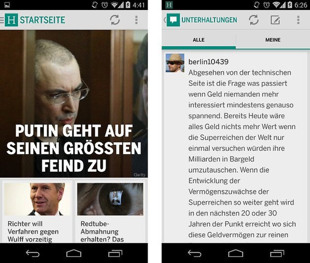 huffington post app screenshot 08