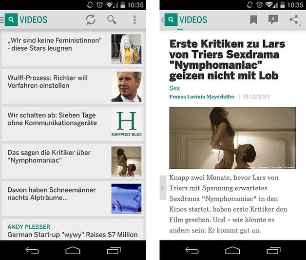 huffington post app screenshot 09