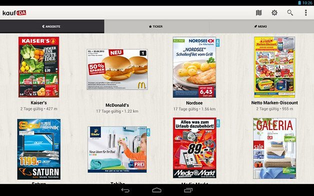 kaufda shopping app screenshot