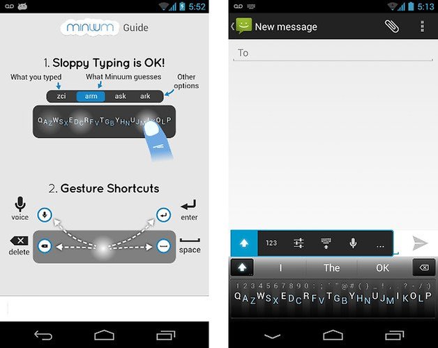 minuum keyboard app screenshot 02