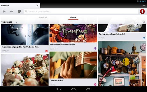opera 18 update android screenshot