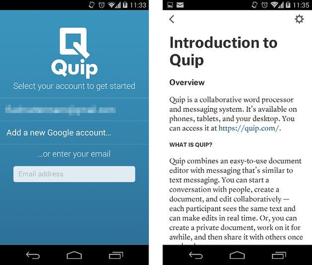 quip app screenshot 01