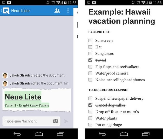 quip app screenshot 02