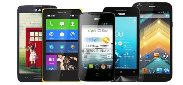 5 smartphones 100 euros