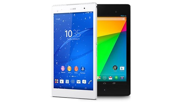 Nexus 7 2013 sony xperia z3 tablet compact
