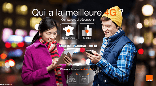 Orange pub 4G