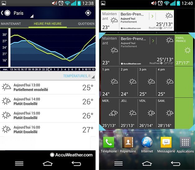 Les meilleures applications météo pour Android - AndroidPIT