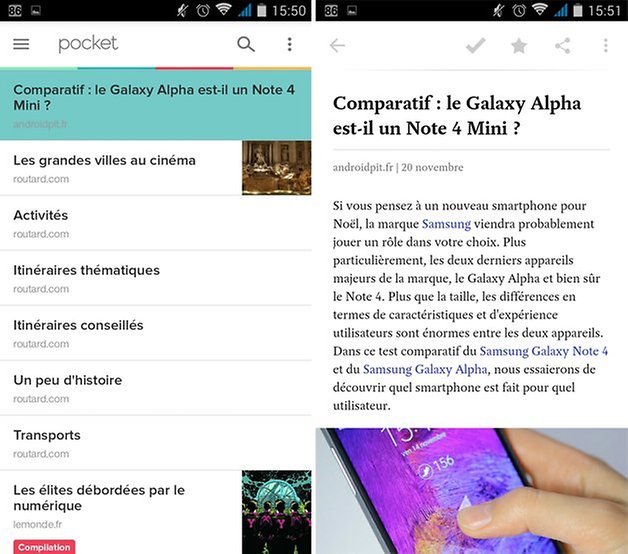 app horsligne pocket