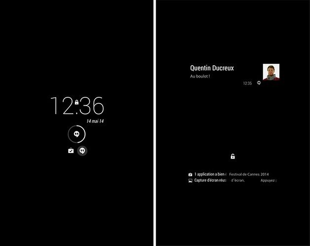 application sans bouton home