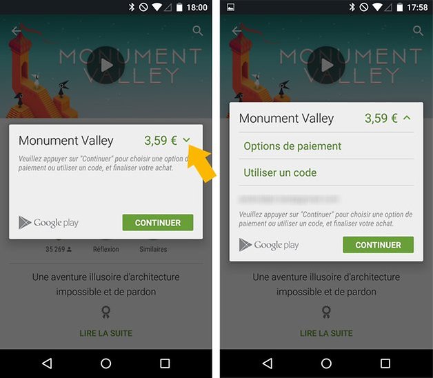 carte cadeau google play