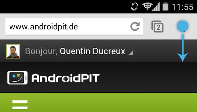 chrome geste menu 1