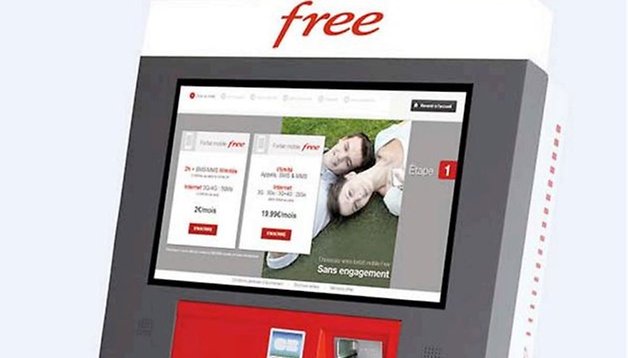 Free se lance dans un distributeur automatique de carte SIM