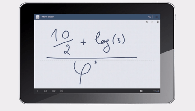 MyScript Calculator : les calculs n'ont jamais été aussi simples !