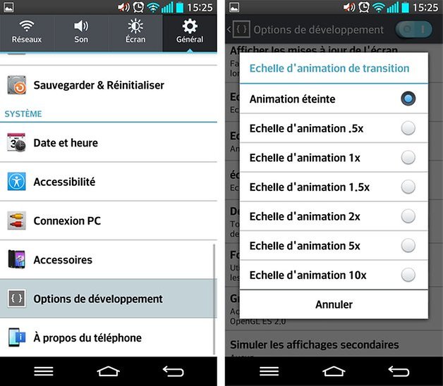 optimiser lg g2 4