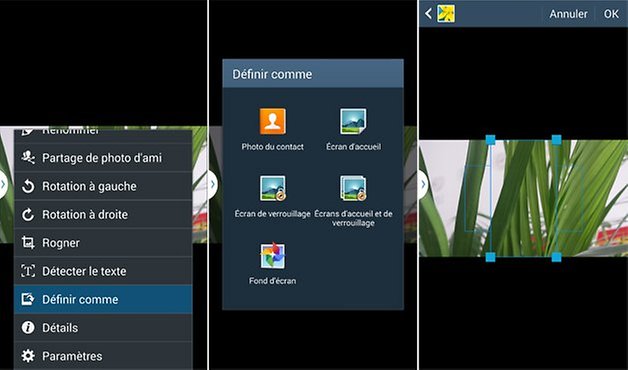samsung personnaliser ecran 1