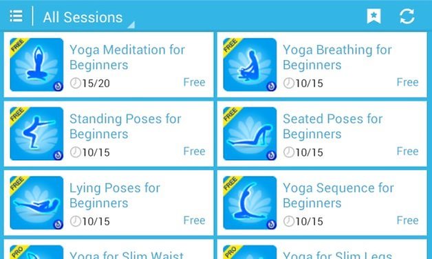 Dailyyoga sessions