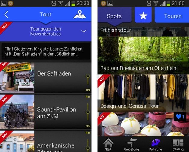 cityguide tour spots