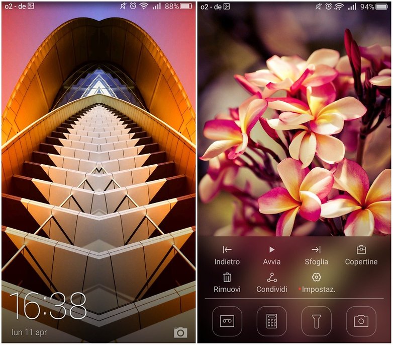 EMUI lockscreen