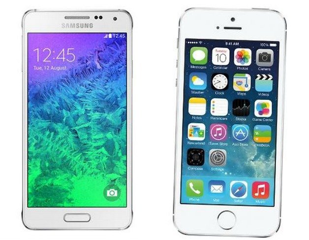 Galaxy alpha iphone 5s