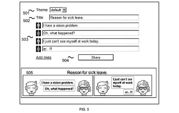 GoogleComicPatent