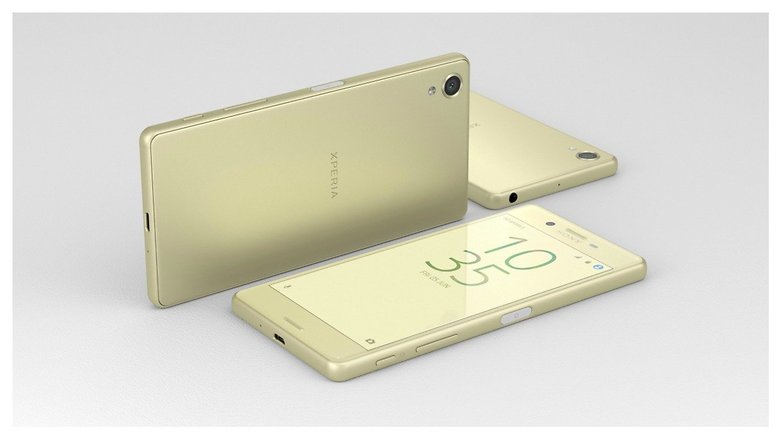 Sony Xperia X lime