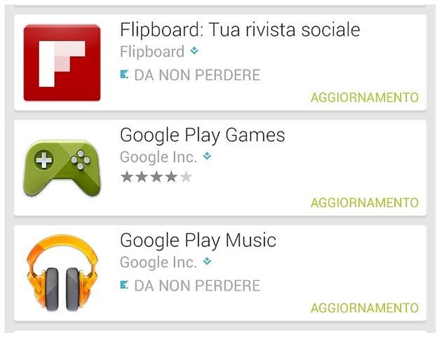 aggiornamento uno